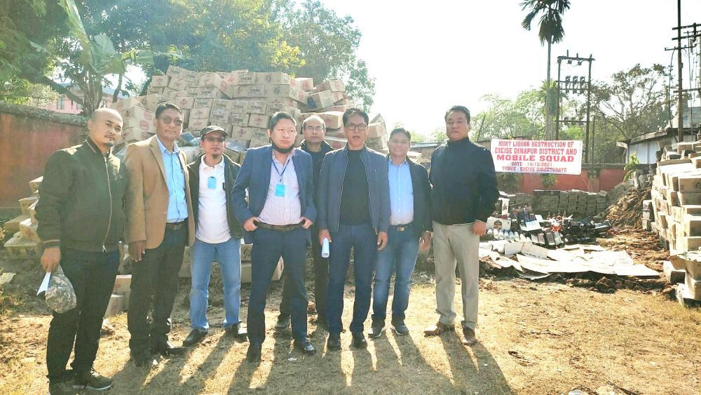 • Tip of the iceberg, says Commissioner of Excise; for ‘serious revisit’ of NLTP Act  • Seized IMFL ‘destroyed’ along with 51 litre of country liquor on December 14